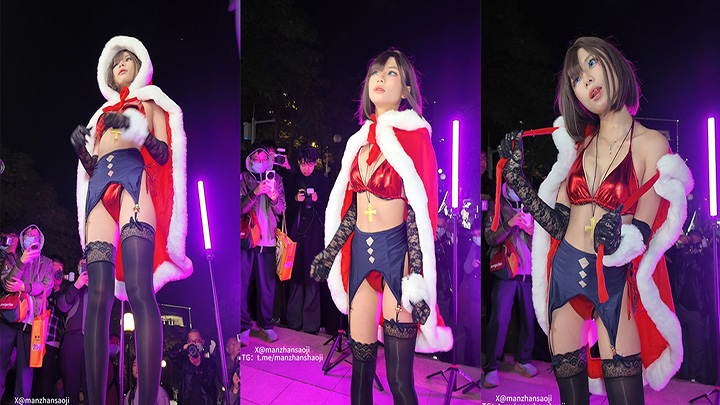 cos成人展拍摄现场